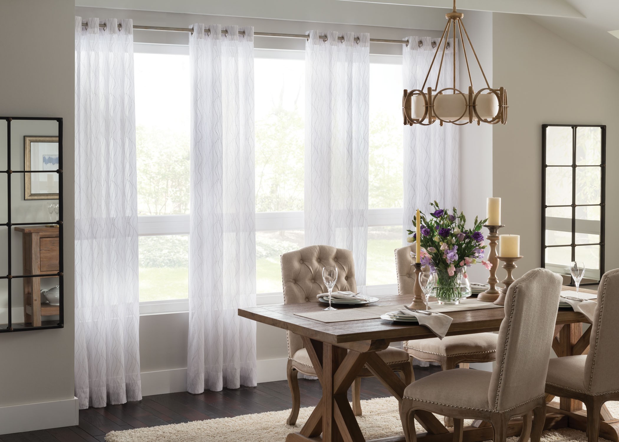 Window Curtains Ds Windecor, Dining Room Window Curtains