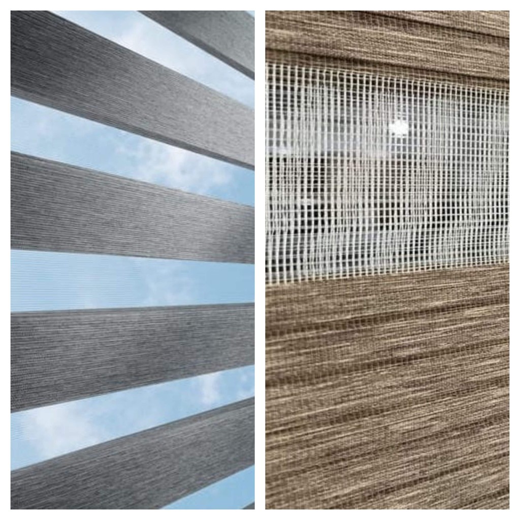 Roller Blind Sheer Size — Watch for the finesse of the sheer fabric. Choose between Finer sheer voile and net style sheer mesh