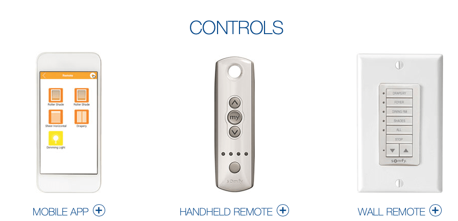 Motorized Blinds Control Options