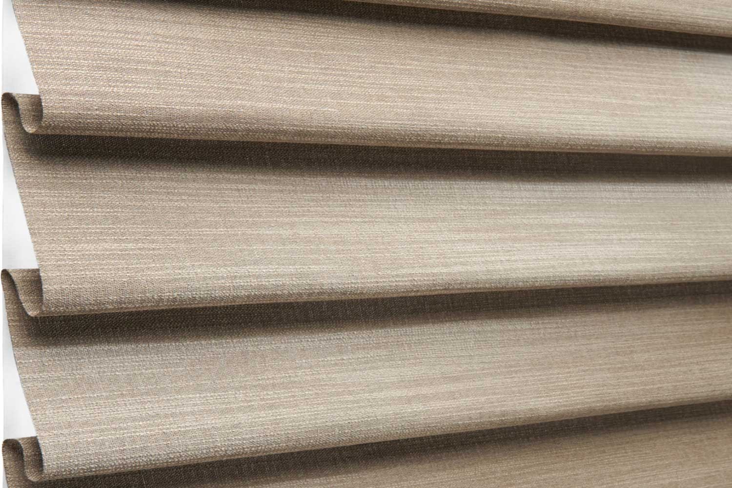 Modern Roman Shade Folds - Modern Roman Shade Folds - Roman shades come into fabric styles - Flat Fold Style and Soft Contoured Fold Style. Both styles are clutter-free