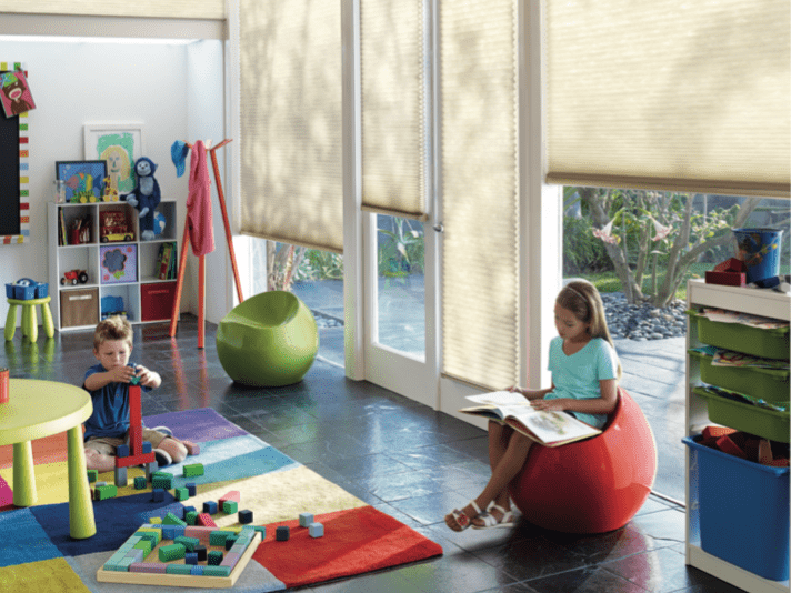 Cordless Blinds are must for Kids Safety. Say no to window blind cords that are long or end in a loop