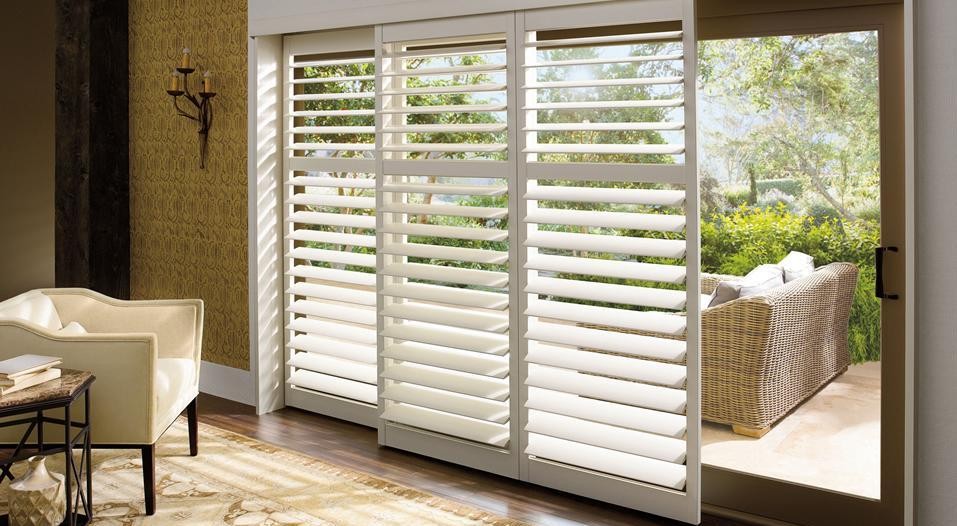 Shutters Plantation Interior – Interior window shutters – Shutters done on patio doors