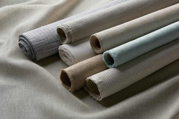 Roman Shades Fabric Choices — Your choice of fabrics is diverse. Choose from beautiful silks, linens, tweeds, and natural weaves and more