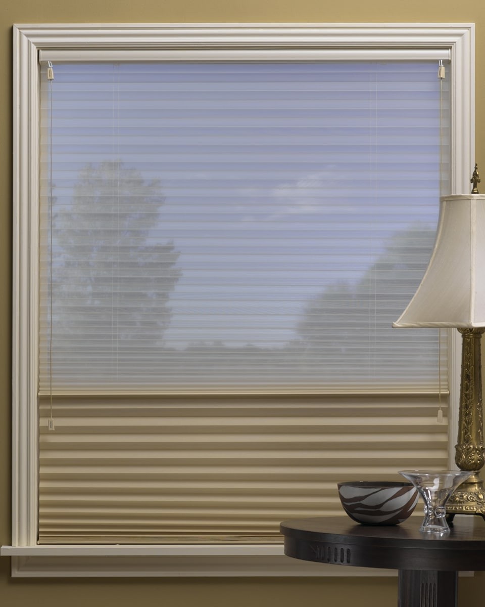 Cellular Shade Duolite Two Fabrics One Shade - Maximize light control by using two separate fabric panels